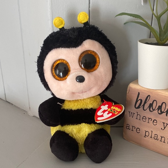 Ty Other - NEW🌈 Ty Beanie Boos Bumble Bee Plush BUZBY spring gifts